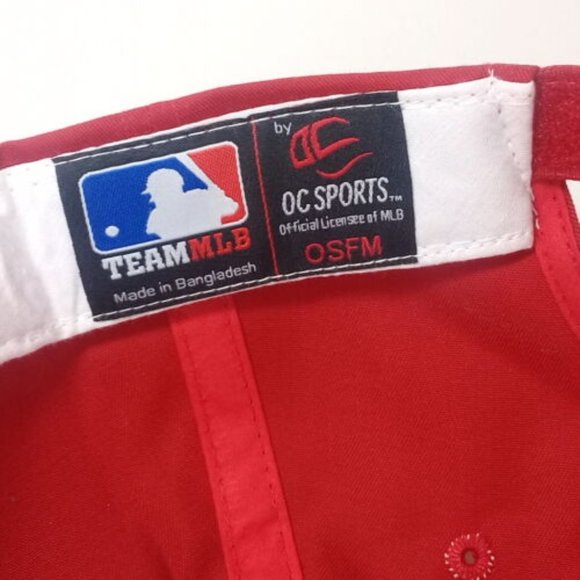 Bundle "3 x $20" Cleveland Indians Red NEW Baseball Cap MLB Adult OSFM Logo Team - Picture 3 of 10